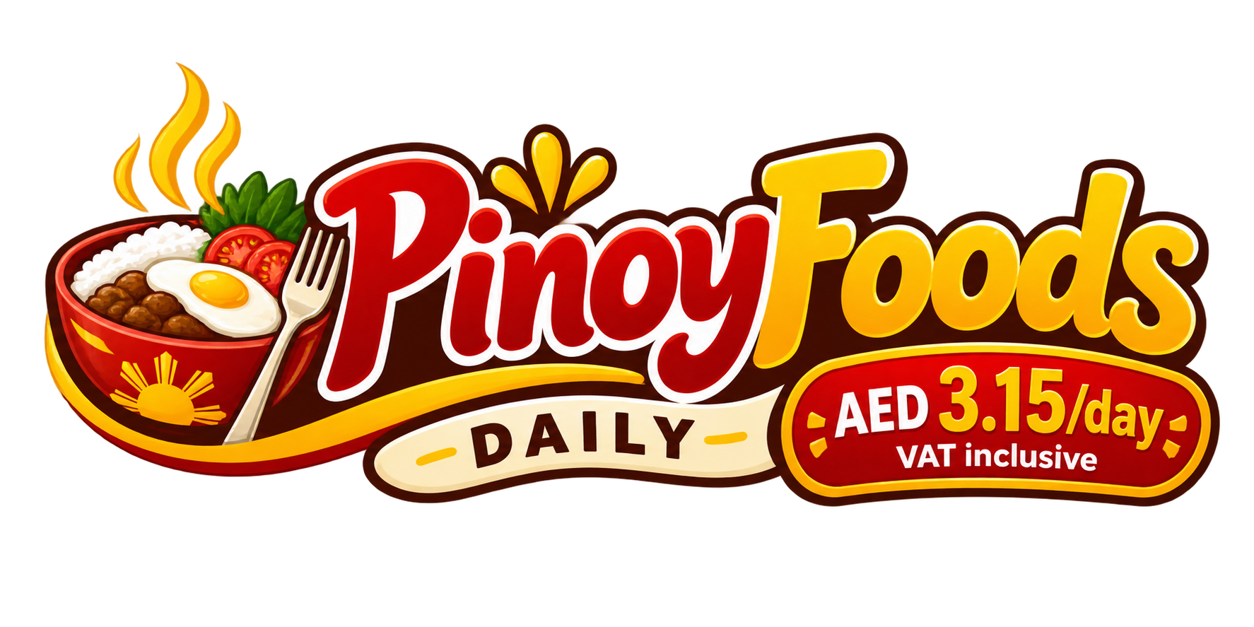 PinoyFoods Daily — AED 3.15/day, VAT inclusive